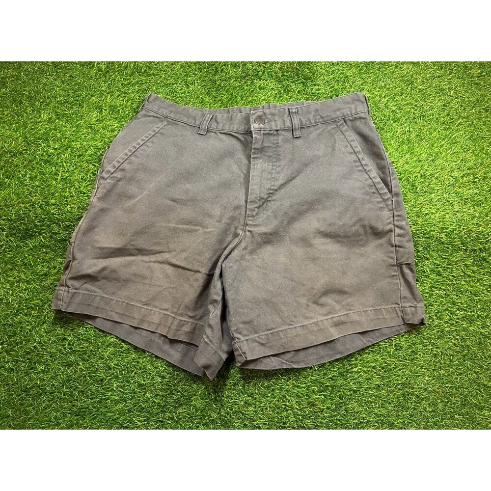 Patagonia Organic Cotton Shorts Mens 34 Gray Outdoor Hiking Casual